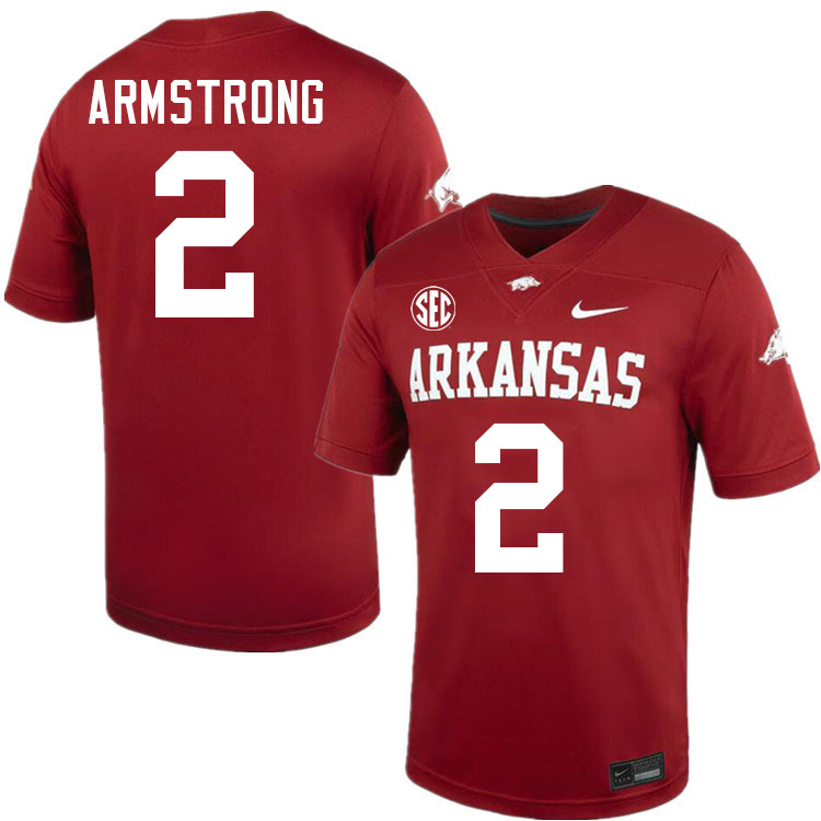 Andrew Armstrong Arkansas Jersey,Arkansas Razorbacks #2 Andrew Armstrong Jersey Youth-Cardinal